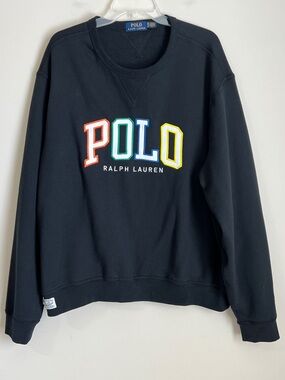 Polo Ralph Lauren Men's Fleece Logo Sweatshirt $148 Crewneck Men's XXL